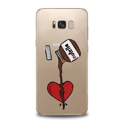 Husa Samsung Galaxy S8 Silicon Premium NUTELLA LOVE